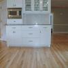 Kitchen floors installed, sanded and finished, we also did all of the backsplash tile work throughout kitchen.