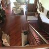 Refinished antique pine in historic Aiken home
