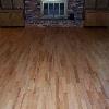 Floating oak floor over concrete slab